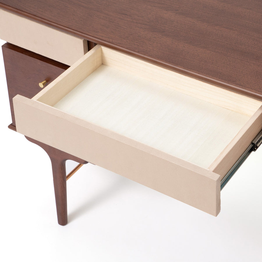 ノエティーク コスメデスク ブラウン