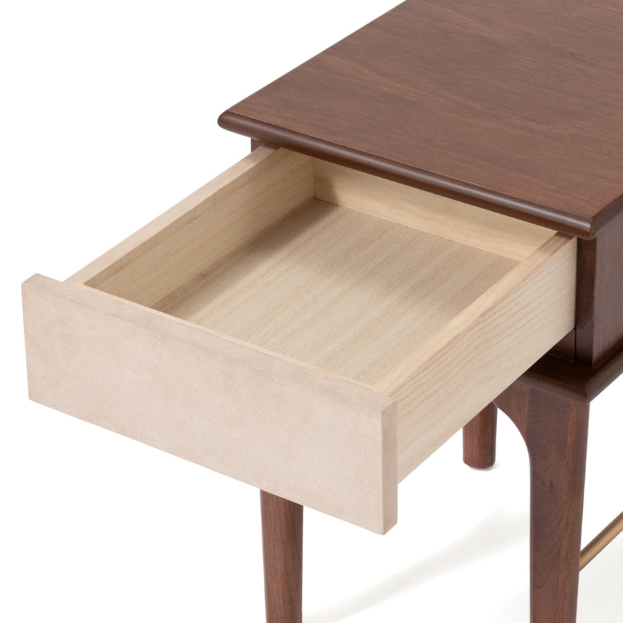 ノエティーク ナイトテーブル ブラウン（W350×H500）