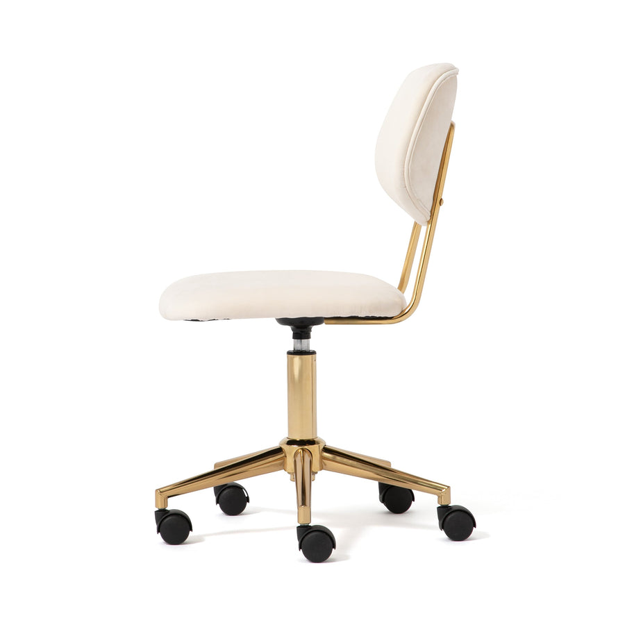 Poire Desk Chair White