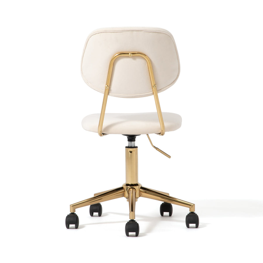 Poire Desk Chair White