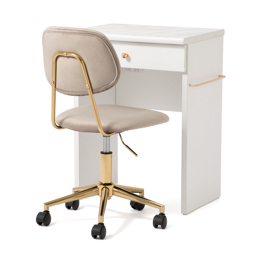 Poire Desk Chair Greige