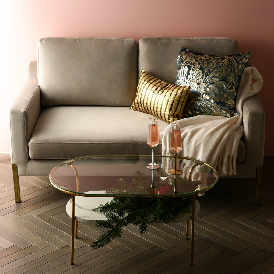 Legato Coffee Table S Gold x Marble (W750)