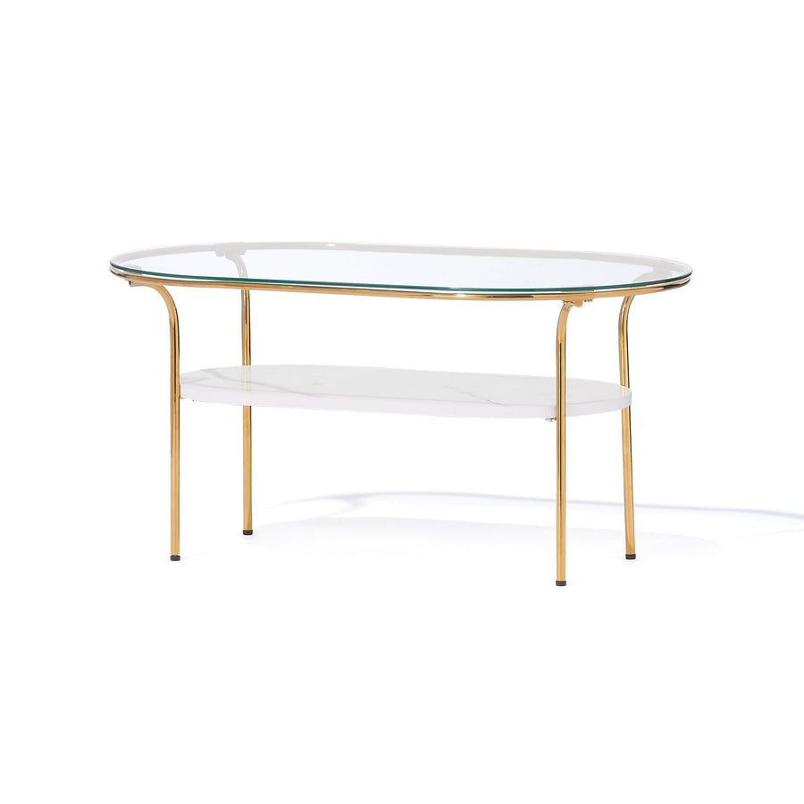 Legato Coffee Table S Gold x Marble (W750)