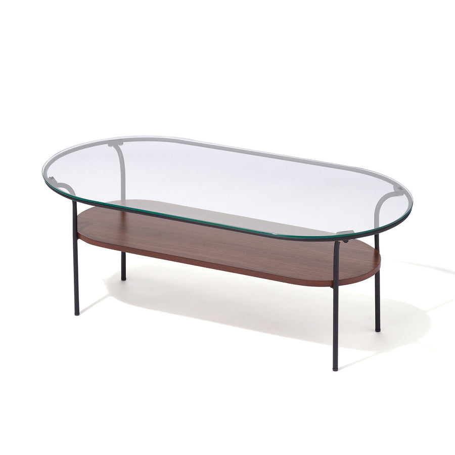 Legato Coffee Table L Black x Brown (W950)