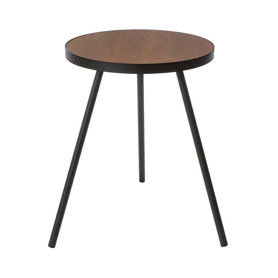 tower side table, round, black