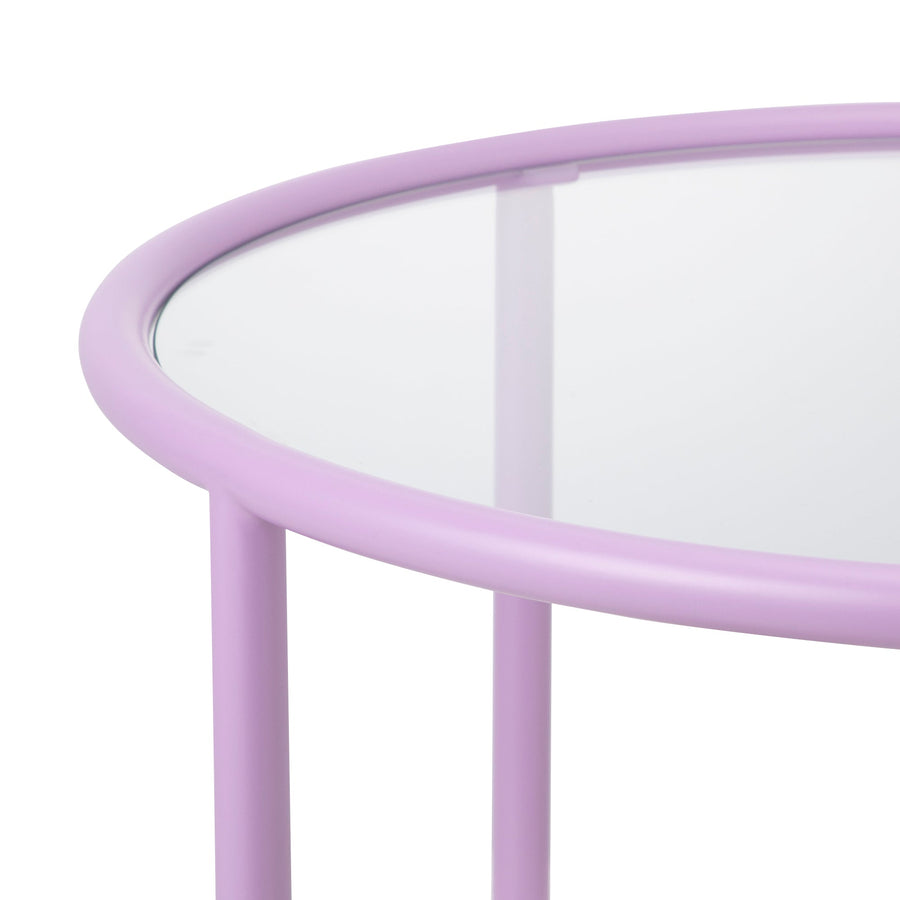 Sebo Coffee Table Round Purple (W700)