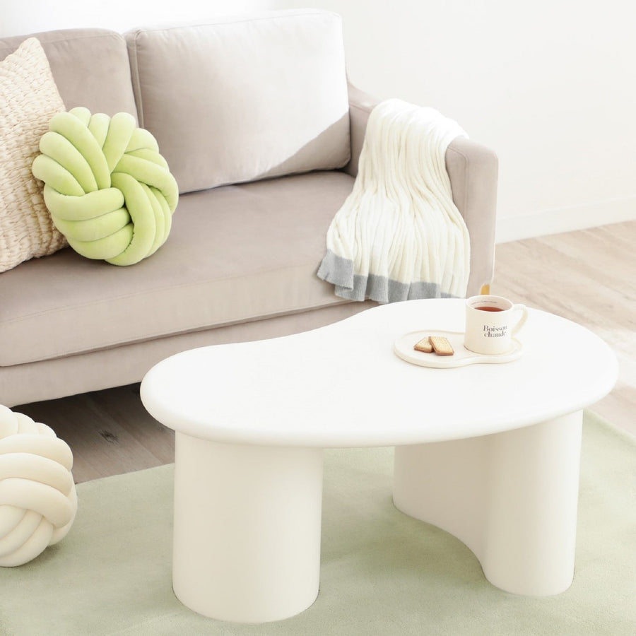 リーヴァ コーヒーテーブル ホワイト（W855）