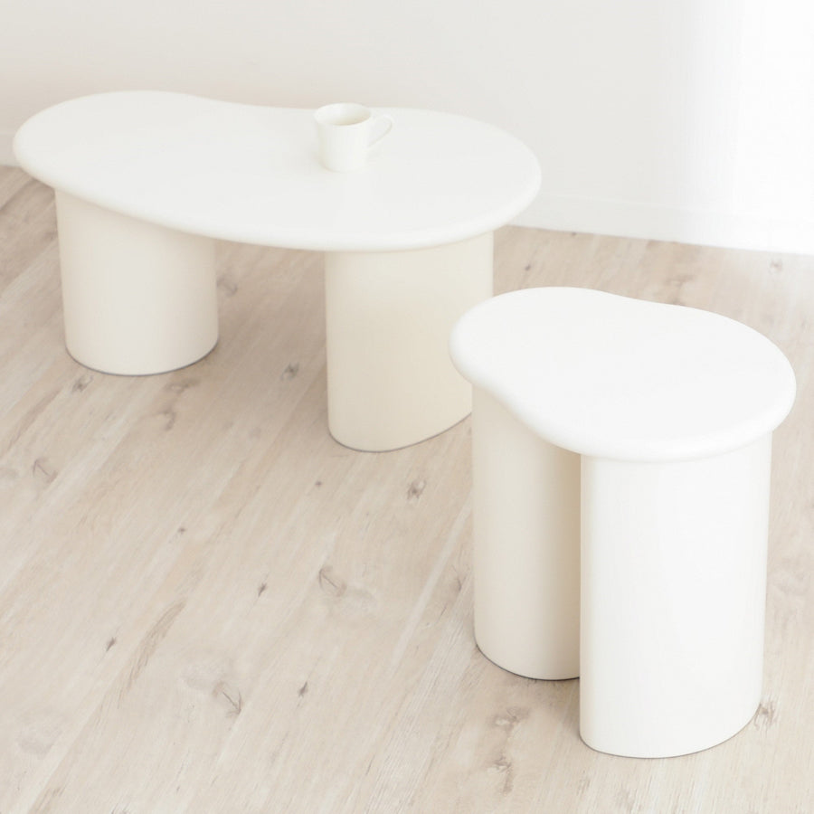 リーヴァ コーヒーテーブル ホワイト（W855）