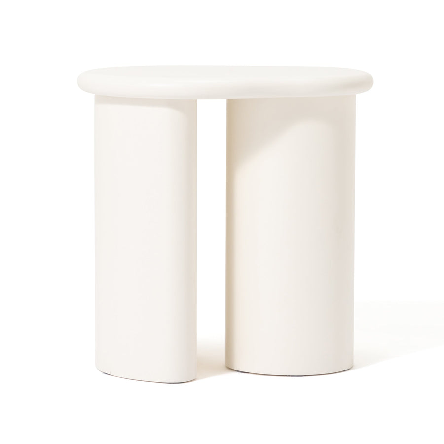 リーヴァ サイドテーブル ホワイト（W450）