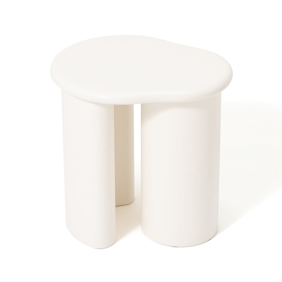 リーヴァ サイドテーブル ホワイト（W450）