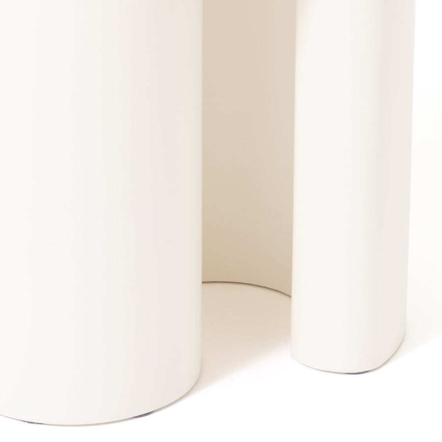 リーヴァ サイドテーブル ホワイト（W450）