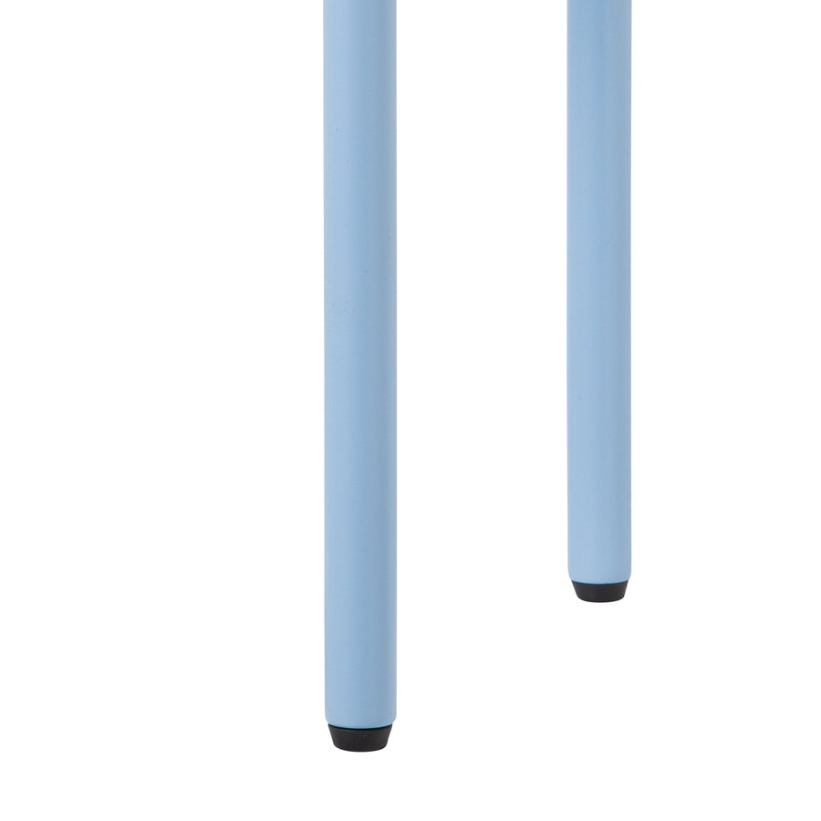 セボ サイドテーブル ラウンド ライトブルー（W400）