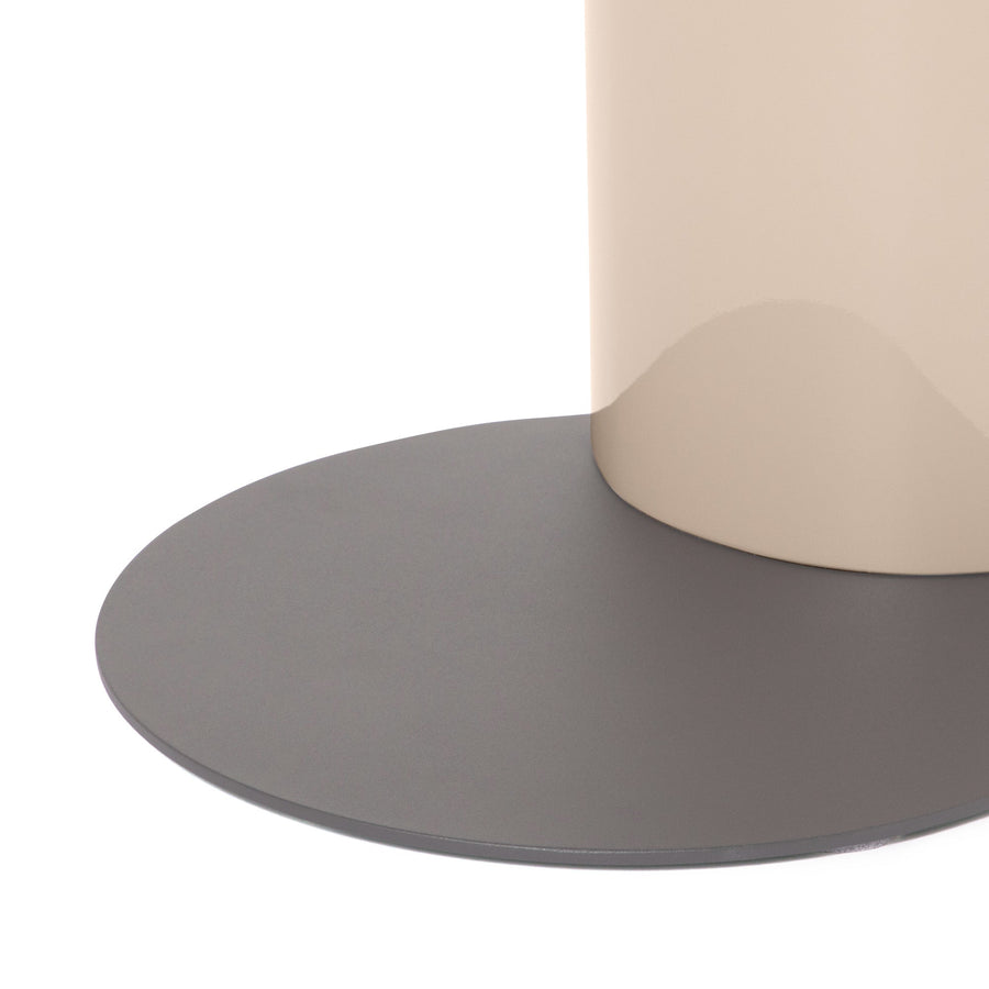 カラット サイドテーブル ベージュ（φ380）