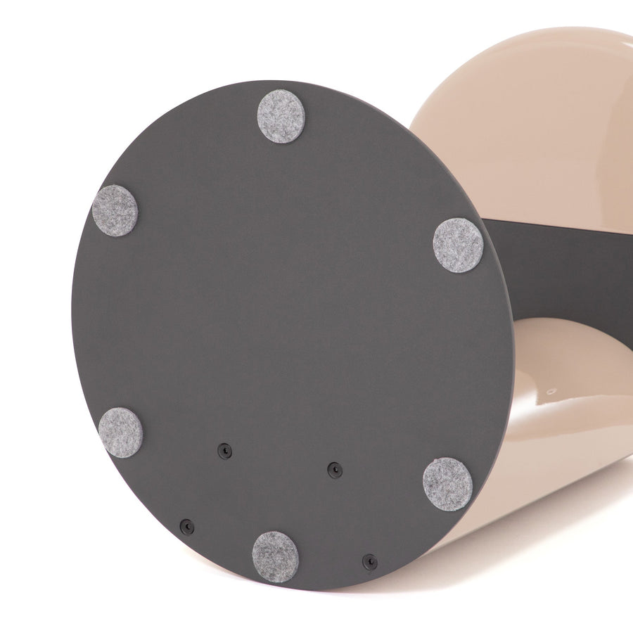 カラット サイドテーブル ベージュ（φ380）