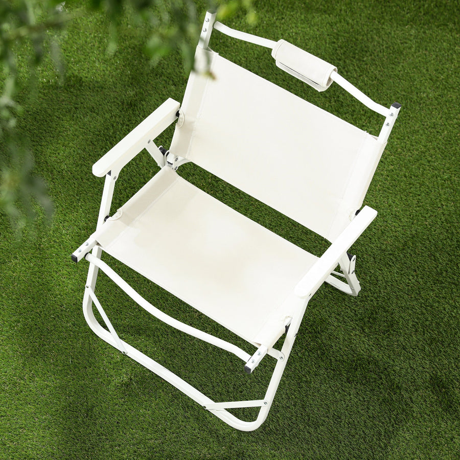 Inout folding chair, ivory