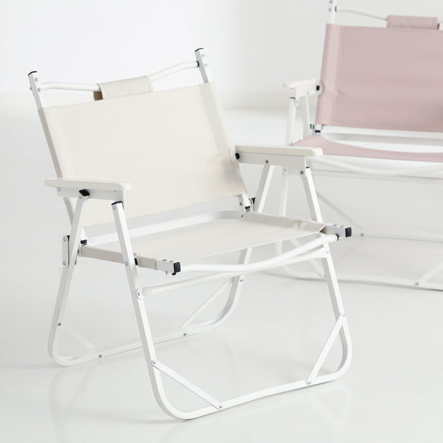 Inout folding chair, ivory