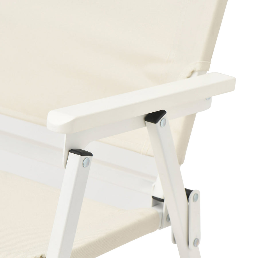 Inout folding chair, ivory