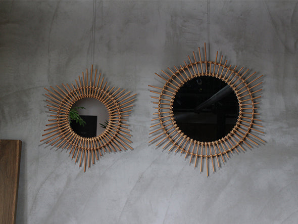 Rotta rattan mirror etoile