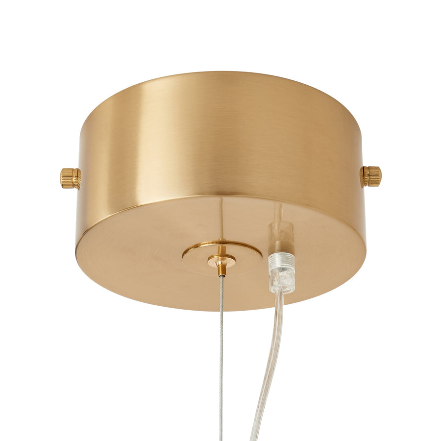 Alberto 13-light pendant lamp, gold