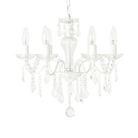 早い者勝ち❗️ 美品‼️Francfranc シャンデリア　白　フランフラン アントイン シャンデリア 8灯 ホワイト | Francfranc（フランフラン