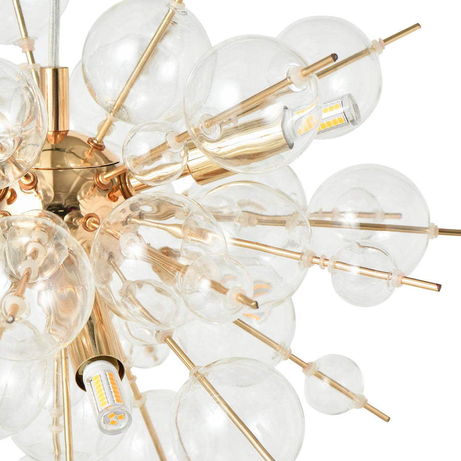 バロン シャンデリア2 6灯 ゴールド