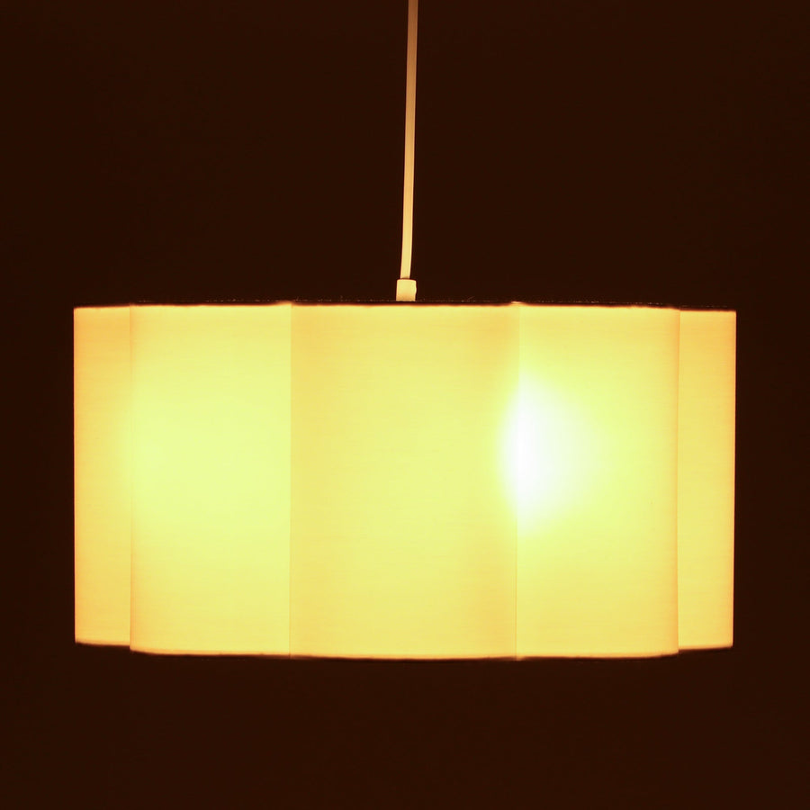 スカラップ ペンダントランプ ホワイト