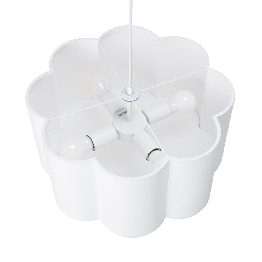 スカラップ ペンダントランプ ホワイト