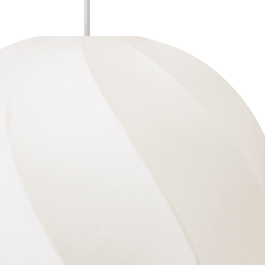 ツイストオーブペンダントランプ ホワイト