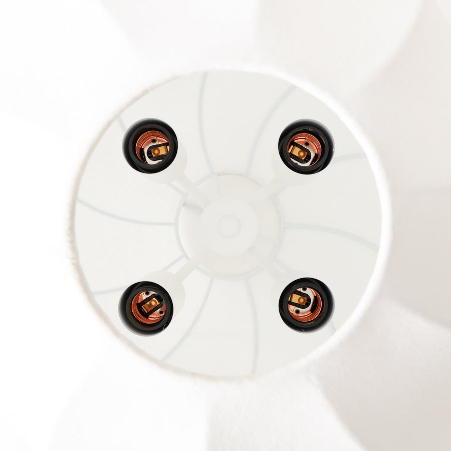 ツイストオーブペンダントランプ ホワイト