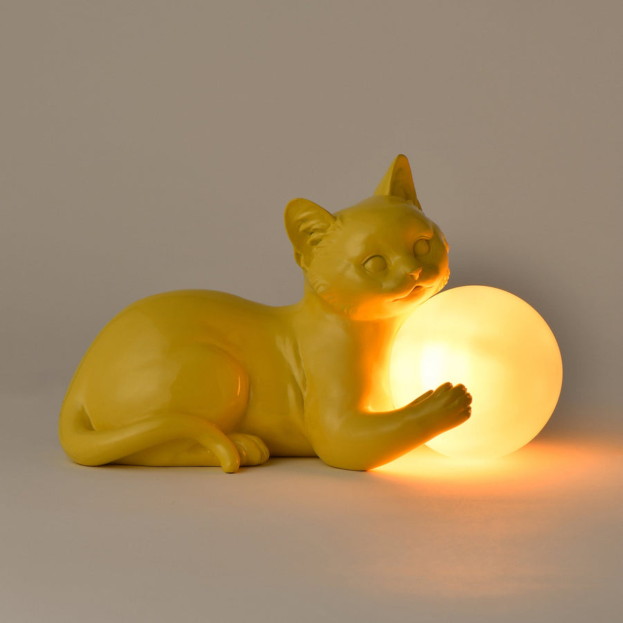 キャットランプ イエロー