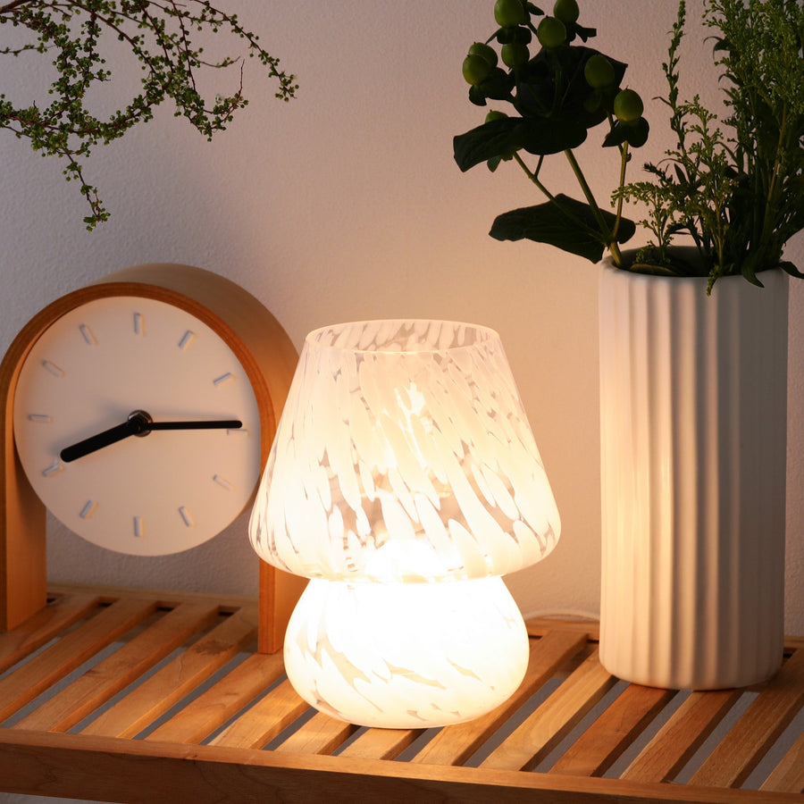 マッシュルームランプ ピンク