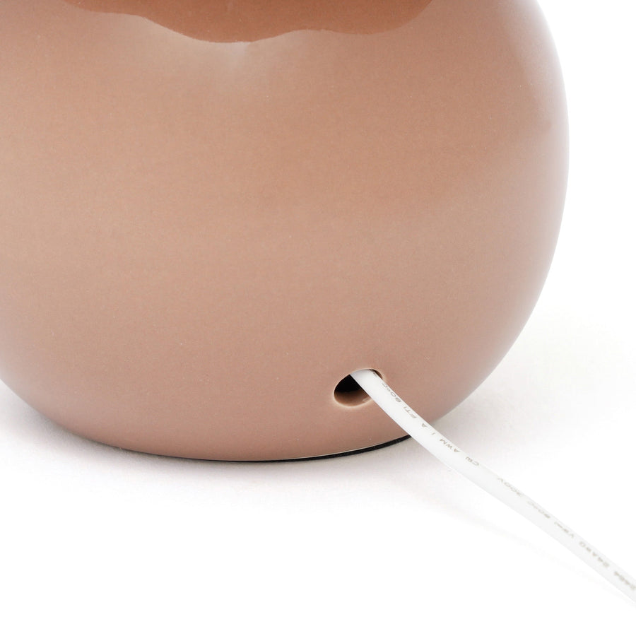 レースシェードミニランプ ブラウン