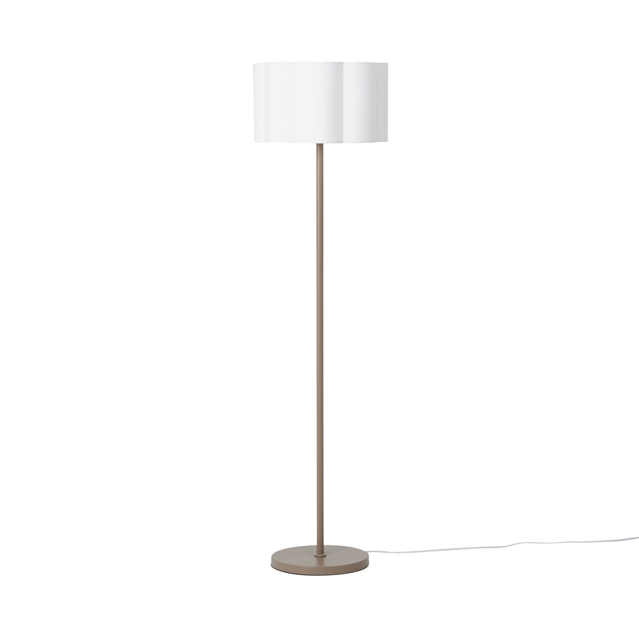 スカラップ フロアランプ ホワイト