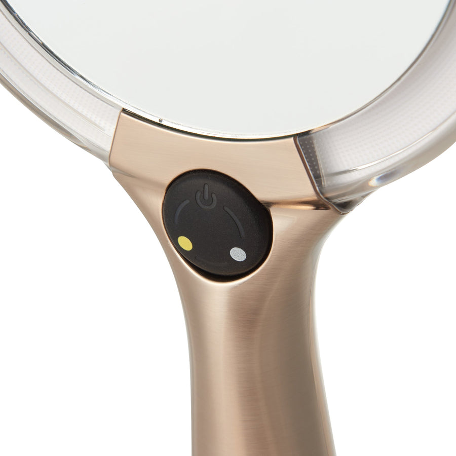 Reflet Handy Mirror Light Gold