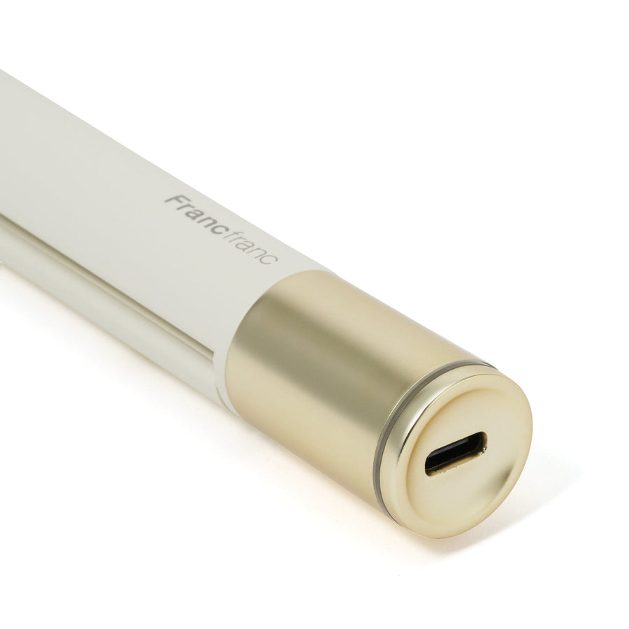 USBコンパクトストレートアイロン ホワイト