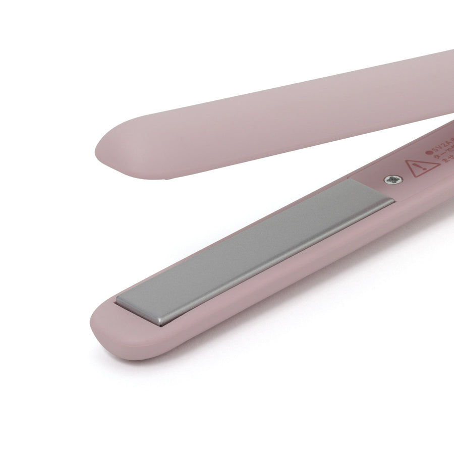 USBコンパクトストレートアイロン ピンク