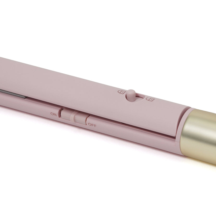 USBコンパクトストレートアイロン ピンク