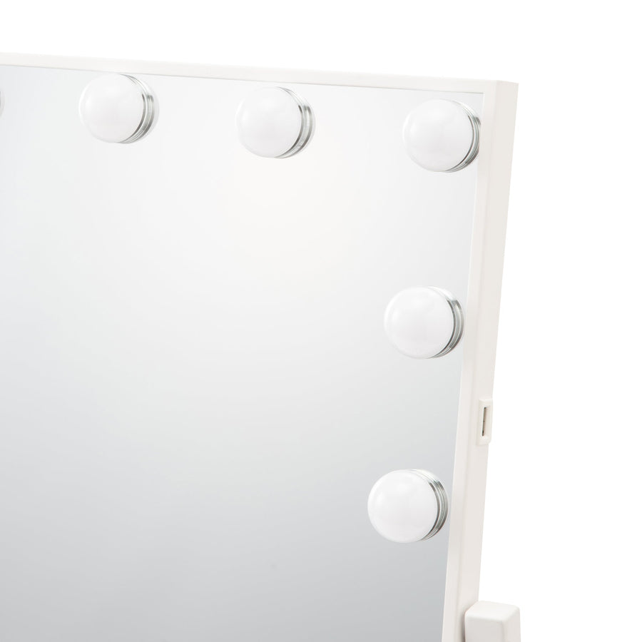 フッツェ ハリウッドミラー スクエア 3 ホワイト