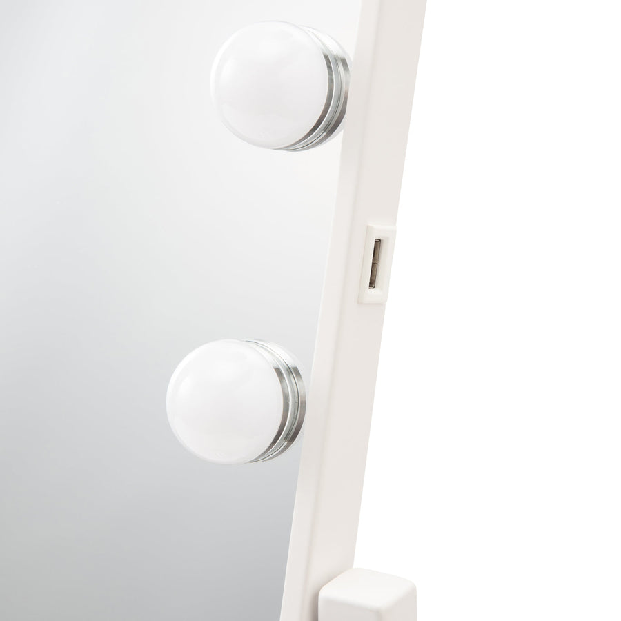 フッツェ ハリウッドミラー スクエア 3 ホワイト