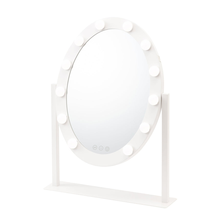 フッツェ ハリウッドミラー ラウンド 3 ホワイト