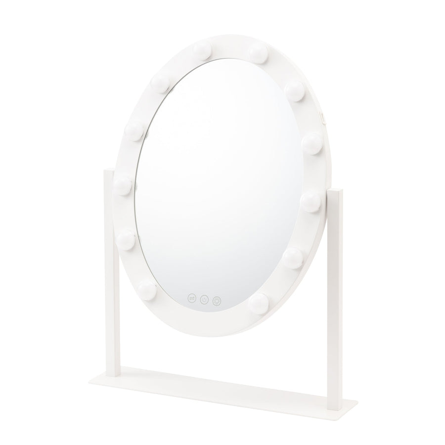 フッツェ ハリウッドミラー ラウンド 3 ホワイト