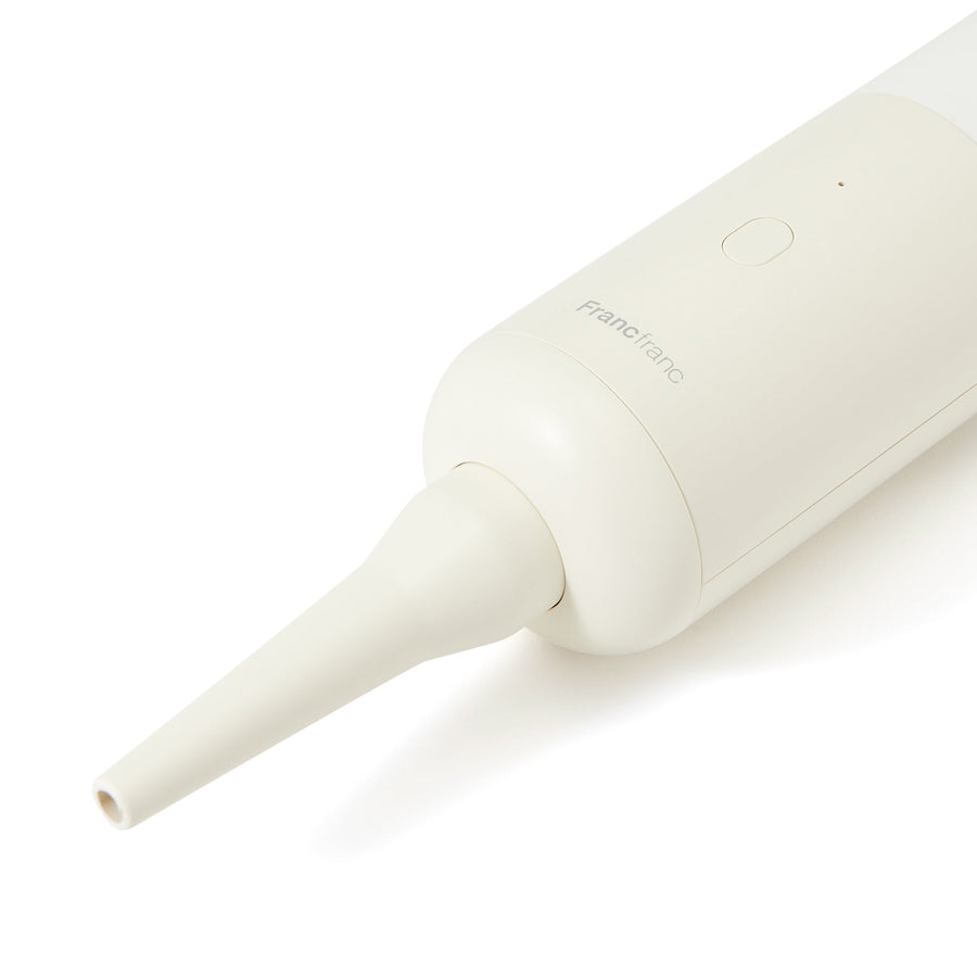 ハンディクリーナー&エアダスター アイボリー