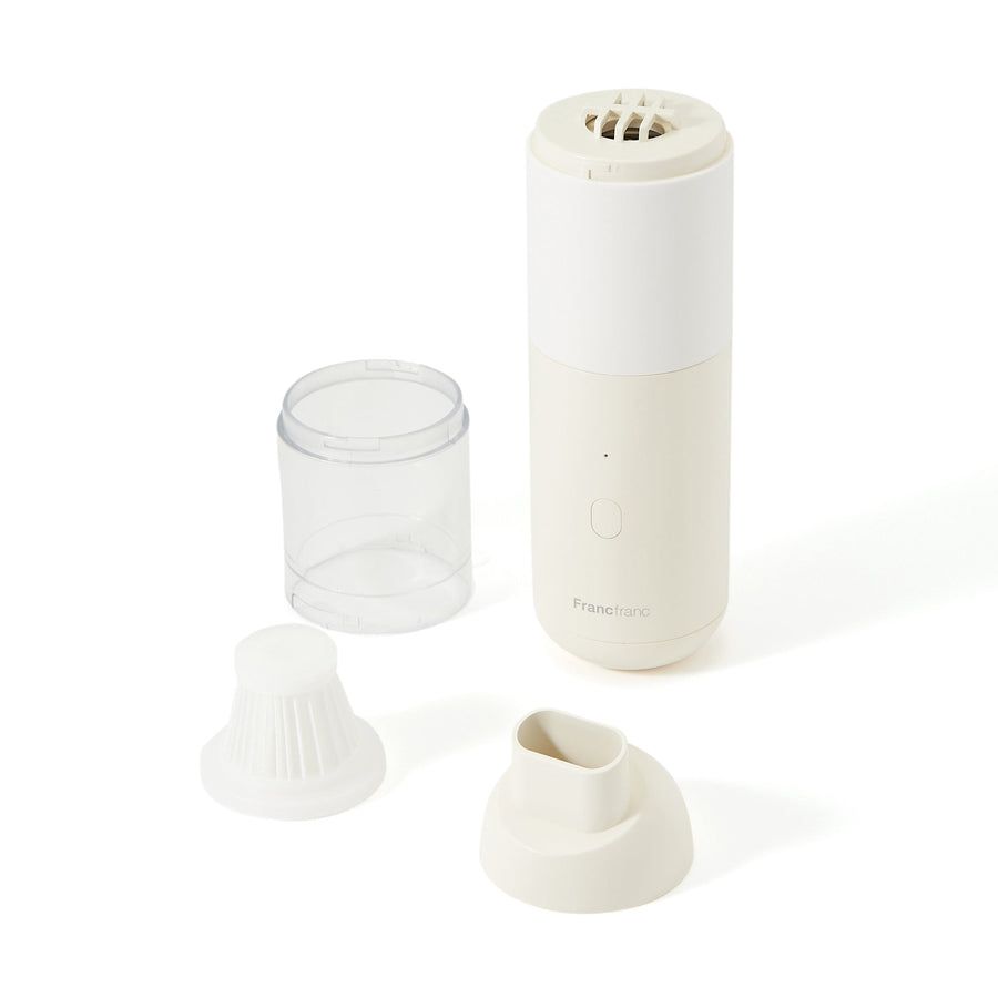 ハンディクリーナー&エアダスター アイボリー