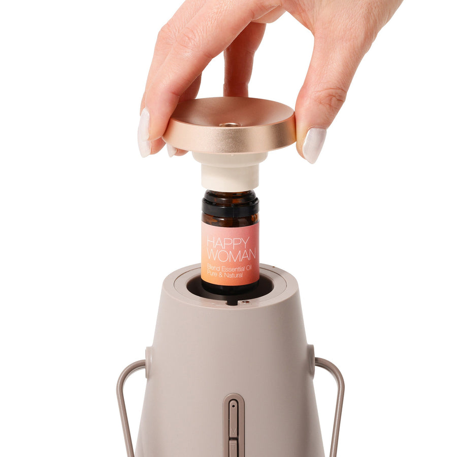 アロマランプディフューザー グレー