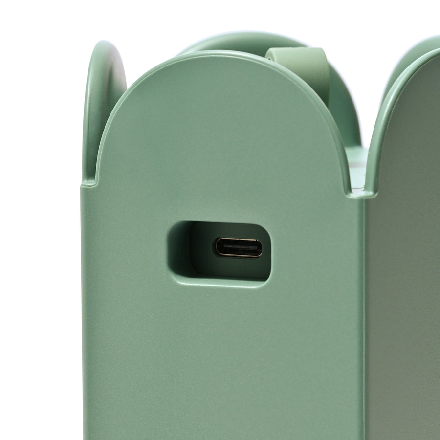 アーチ 充電式 超音波加湿器 グリーン