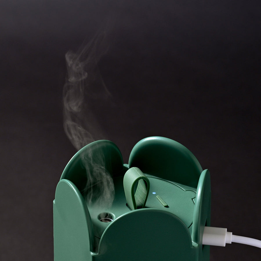 アーチ 充電式 超音波加湿器 グリーン