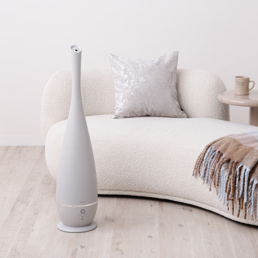 シレーヌ 上部給水型 超音波式2WAY加湿器 グレー