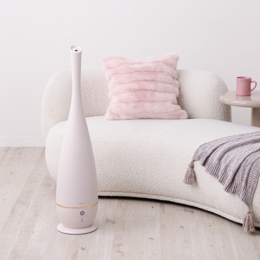 シレーヌ 上部給水型 超音波式2WAY加湿器 ピンク