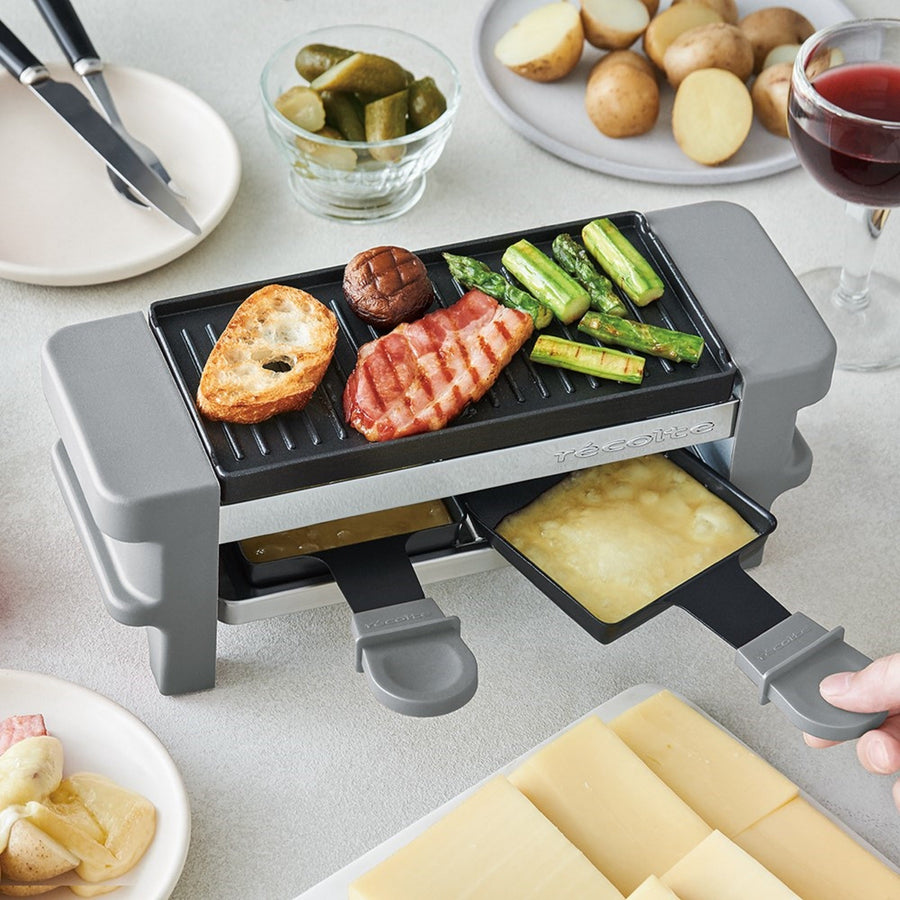 Recolte Raclette &amp; Fondue Maker Melt Grey