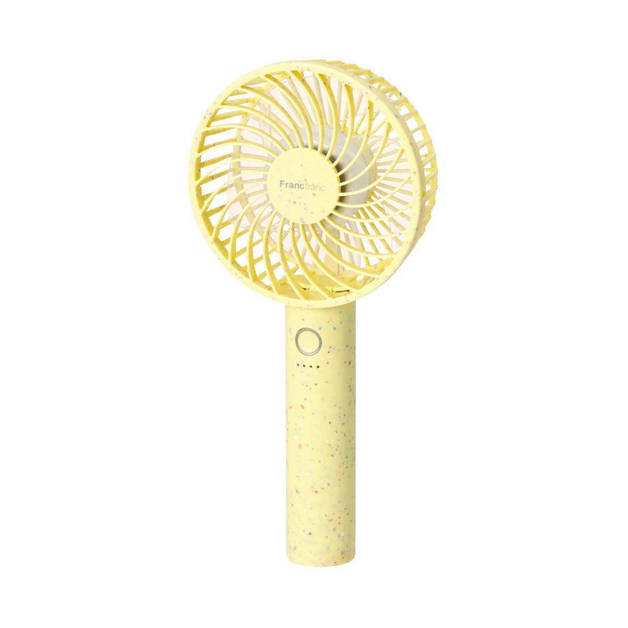 Fre Handy Fan Dot Yellow (Electric Fan)